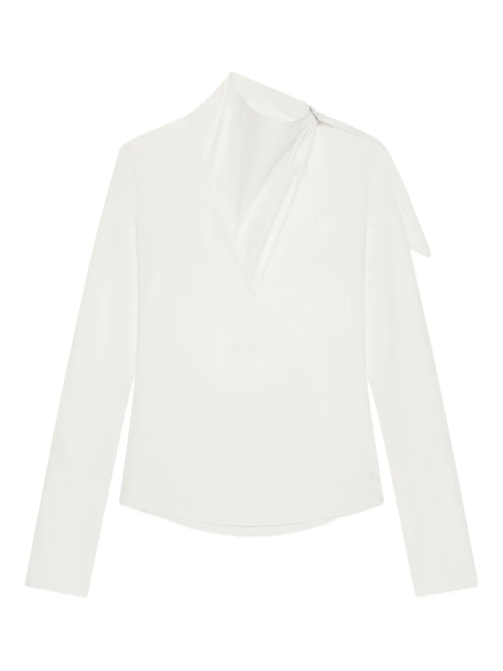 Блузка асимметричного кроя Courrèges, нейтральный
Блузка асимметричного кроя Courrèges, нейтральный