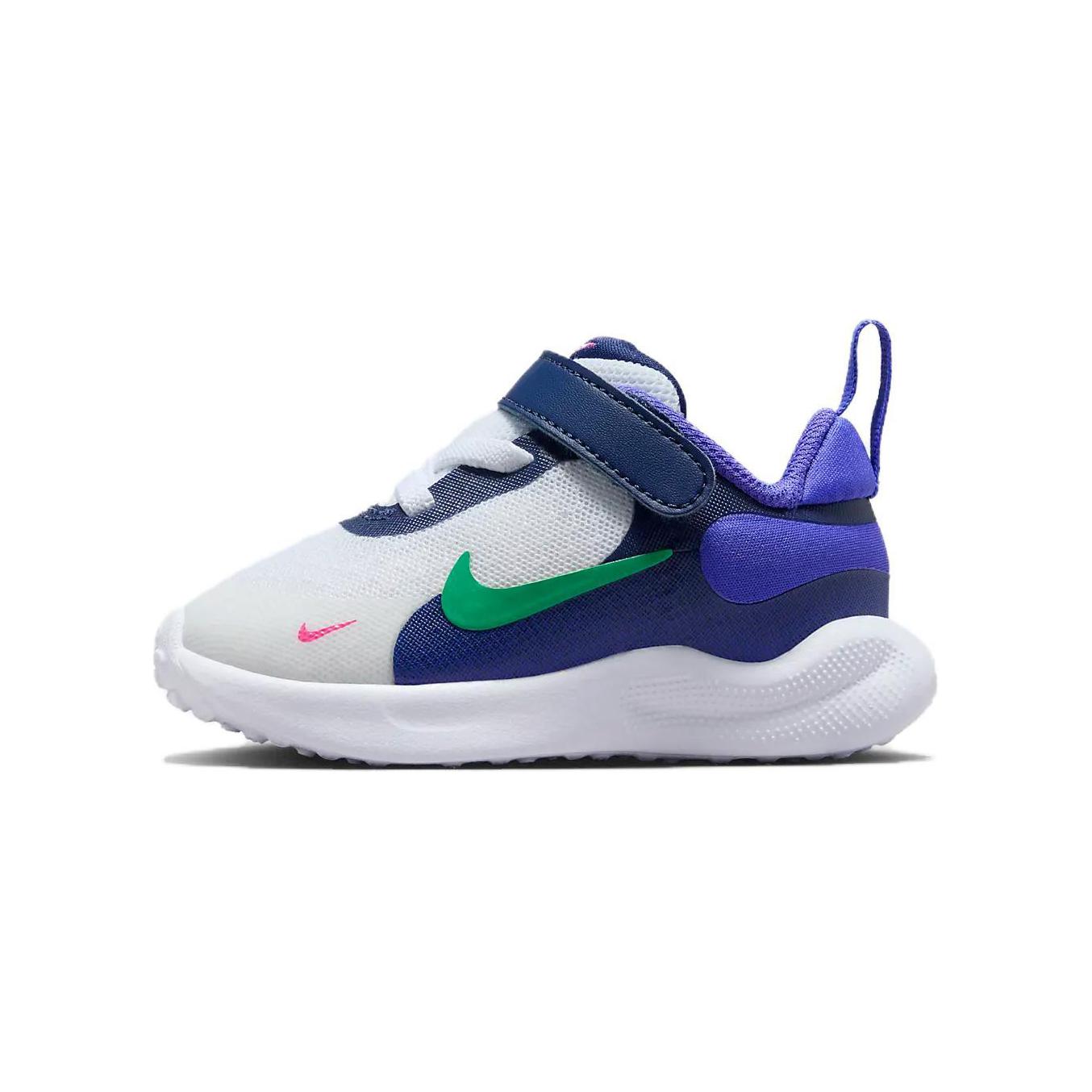 Революция 7 TD 'Midnight Navy Stadium Green' Nike, белый/синий
Революция 7 TD 'Midnight Navy Stadium Green' Nike, белый/синий