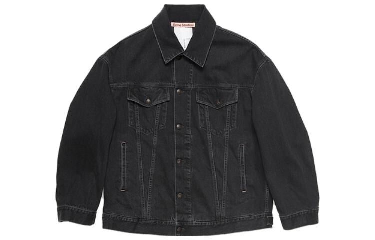 Джинсовая куртка унисекс черный Acne Studios 
Джинсовая куртка унисекс черный Acne Studios