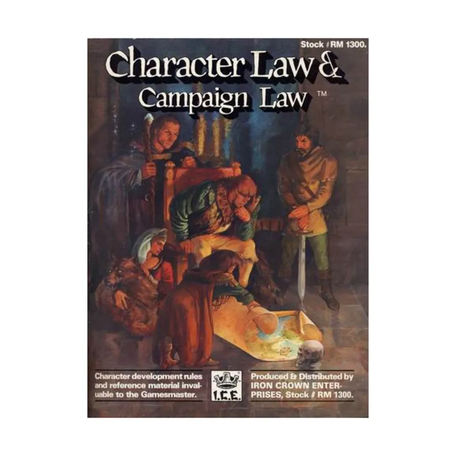 Character Law & Campaign Law (2nd Edition, 1st Printing), Rolemaster (2nd Edition), мягкая обложка
Character Law & Campaign Law (2nd Edition, 1st Printing), Rolemaster (2nd Edition), мягкая обложка