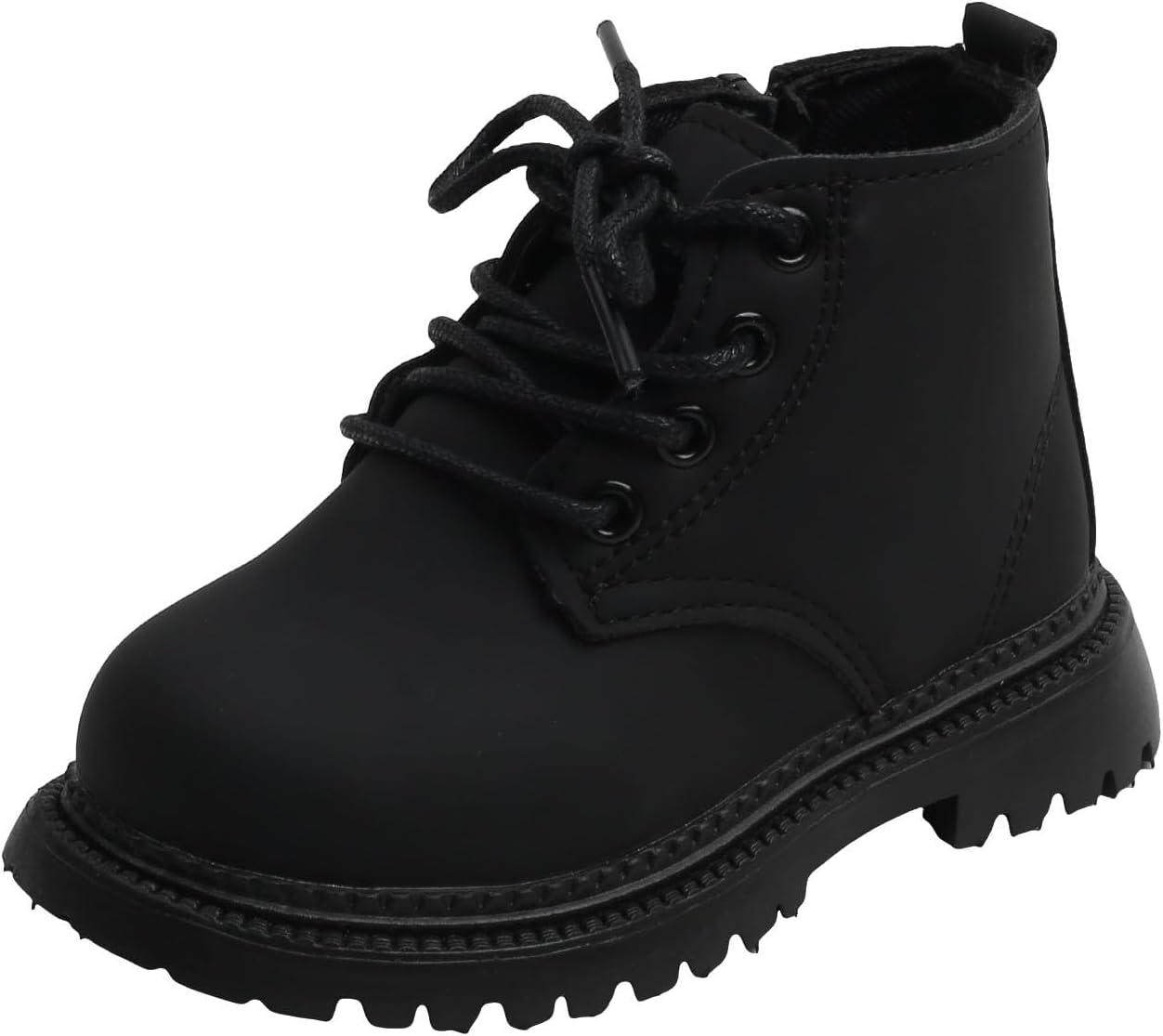 Детские походные ботинки IWIHMIV для девочек и мальчиков, противоскользящие рабочие ботинки, повседневные ботильоны на шнуровке с боковой молнией, Black
Детские походные ботинки IWIHMIV для девочек и мальчиков, противоскользящие рабочие ботинки, повседневные ботильоны на шнуровке с боковой молнией, Black