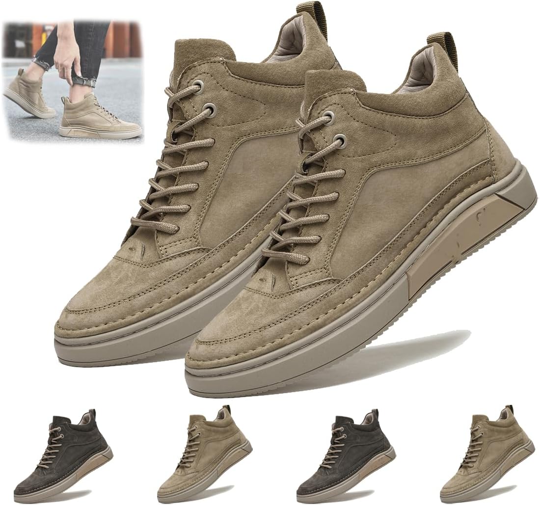 Замшевые кроссовки для мужчин, повседневные кроссовки из кожи, мягкие для ходьбы, противоскользящие, дышащие, для вождения, легкие кеды, комфортные кожаные скелетные кроссовки Generic, хаки
Замшевые кроссовки для мужчин, повседневные кроссовки из кожи, мягкие для ходьбы, противоскользящие, дышащие, для вождения, легкие кеды, комфортные кожаные скелетные кроссовки Generic, хаки