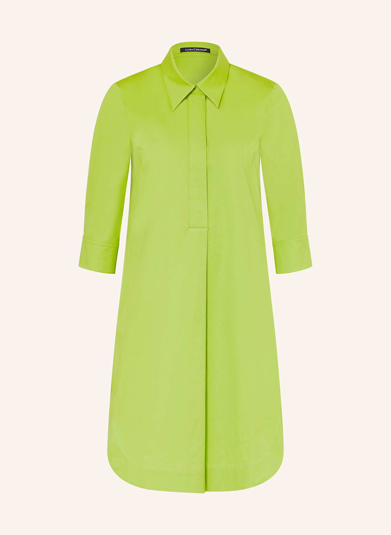 Платье-Рубашка с рукавами 3/4 Luisa Cerano, зеленый
Платье-Рубашка с рукавами 3/4 Luisa Cerano, зеленый