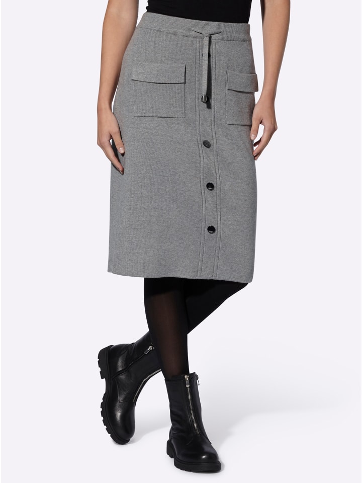 Heine Вязаная юбка серого меланжевого цвета
Heine Вязаная юбка серого меланжевого цвета