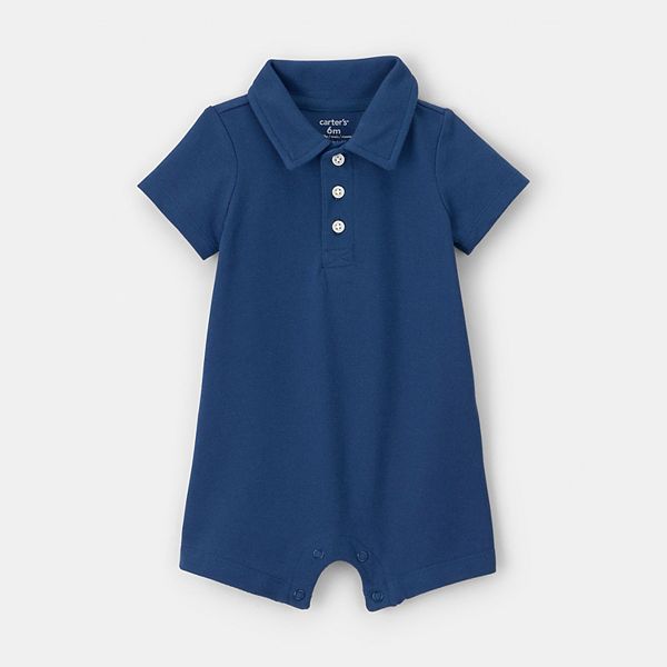 Детский пике-поло ромпер с коротким рукавом Carter'S
Детский пике-поло ромпер с коротким рукавом Carter'S