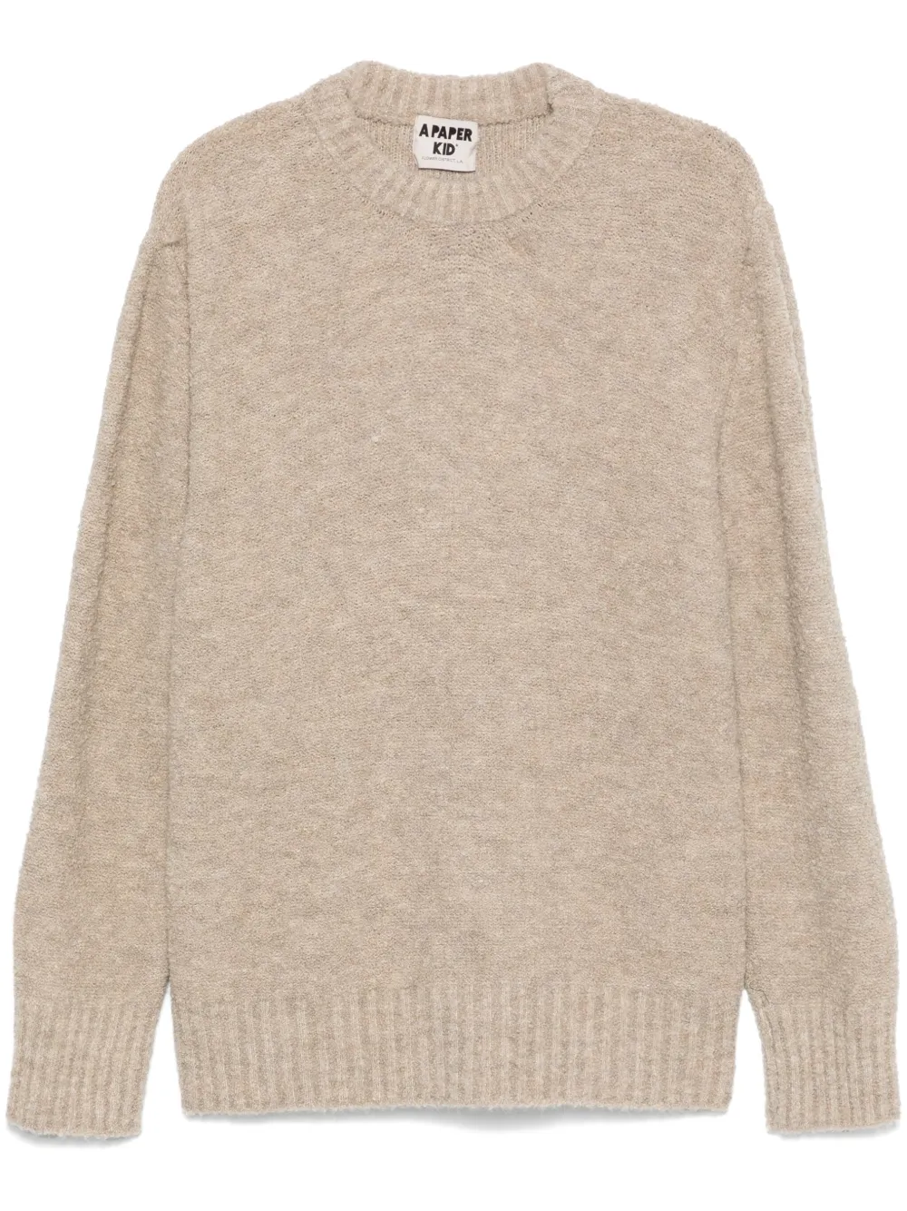 Свитер из ткани букле A PAPER KID, коричневый
Свитер из ткани букле A PAPER KID, коричневый