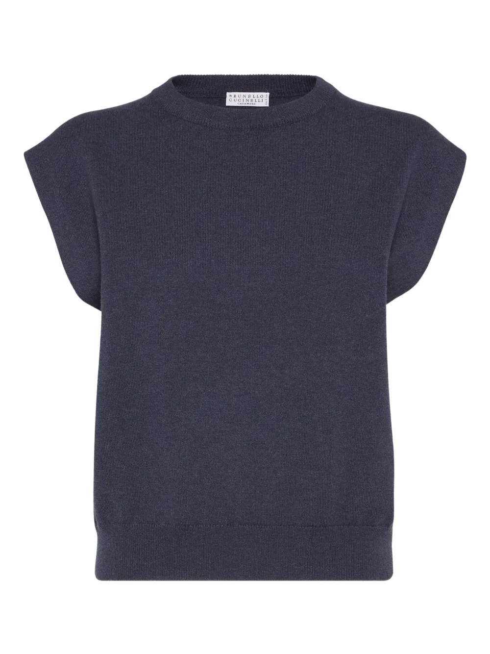 Кашемировый свитер с круглым вырезом Brunello Cucinelli, синий
Кашемировый свитер с круглым вырезом Brunello Cucinelli, синий