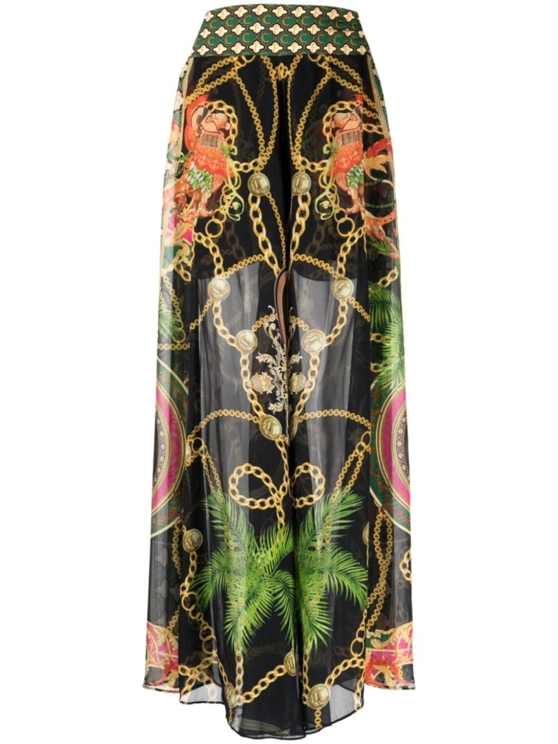 Camilla прозрачные брюки с графичным принтом, черный
Camilla прозрачные брюки с графичным принтом, черный