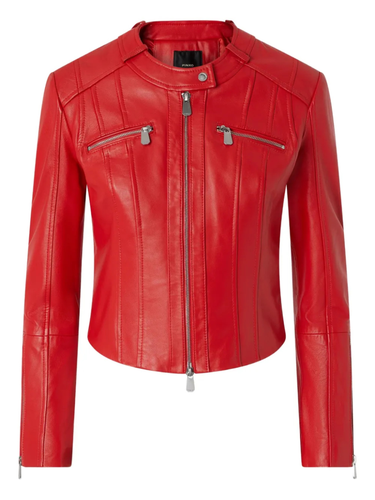 Кожаная байкерская куртка PINKO, красный
Кожаная байкерская куртка PINKO, красный