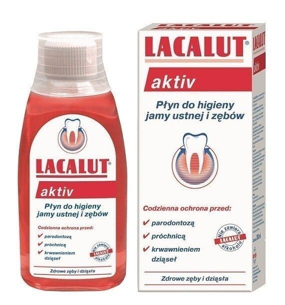 Lacalut Aktiv жидкость для полоскания рта, 300 ml
Lacalut Aktiv жидкость для полоскания рта, 300 ml