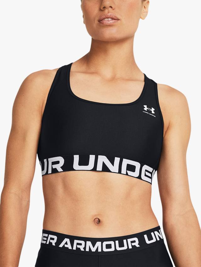 Спортивный бюстгальтер Logo Medium Impact без мягких чашек Under Armour, Black / White
Спортивный бюстгальтер Logo Medium Impact без мягких чашек Under Armour, Black / White