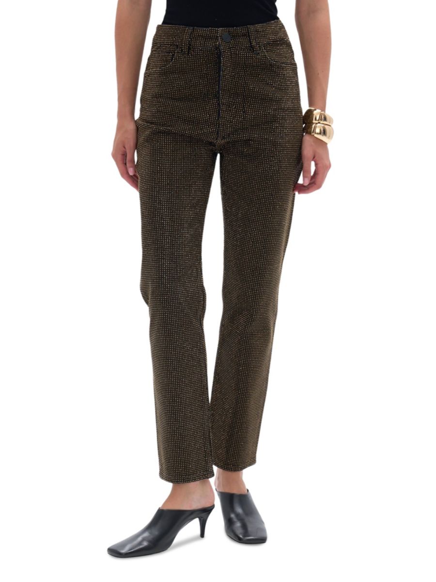 Украшенные брюки Mom Fit Nocturne, цвет Gold Black
Украшенные брюки Mom Fit Nocturne, цвет Gold Black