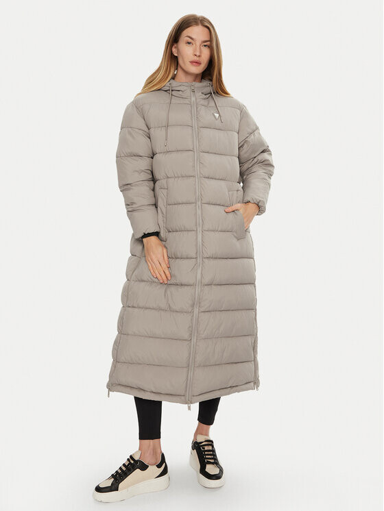 Пуховик стандартного кроя Guess, серый
Пуховик стандартного кроя Guess, серый