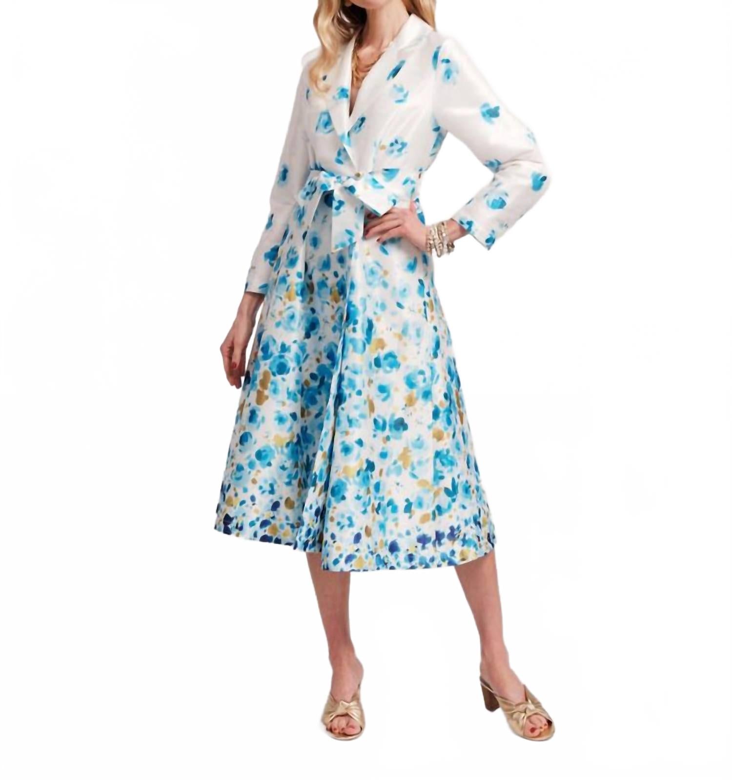 Люсиль Платье-раппорт с карманом в синем цвете "Полный букет" Frances Valentine
Люсиль Платье-раппорт с карманом в синем цвете "Полный букет" Frances Valentine