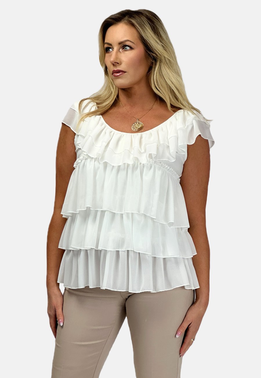 Блуза REGINA FASHION RUFFLE FLOWY, Off White/Off-White
Блуза REGINA FASHION RUFFLE FLOWY, Off White/Off-White