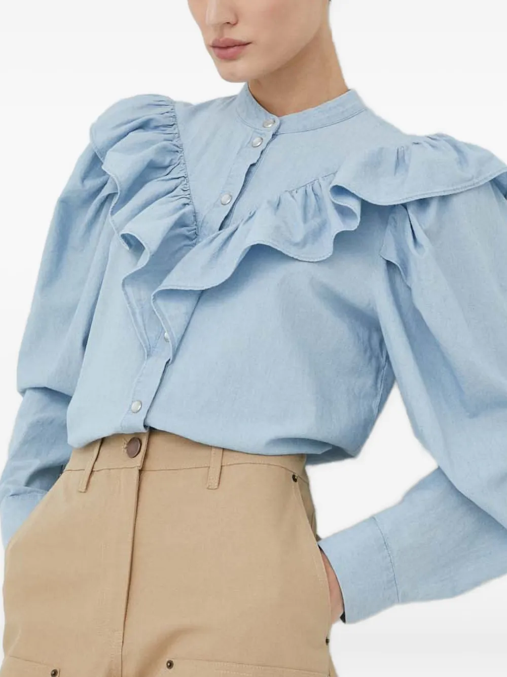 Рубашка с оборками Day Birger Et Mikkelsen, синий
Рубашка с оборками Day Birger Et Mikkelsen, синий