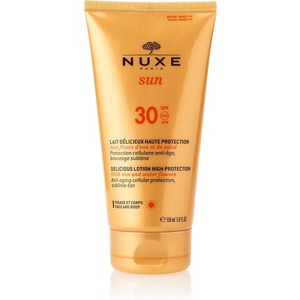 Лосьон для лица и тела Sun Delicious Spf30 150 мл, Nuxe
Лосьон для лица и тела Sun Delicious Spf30 150 мл, Nuxe