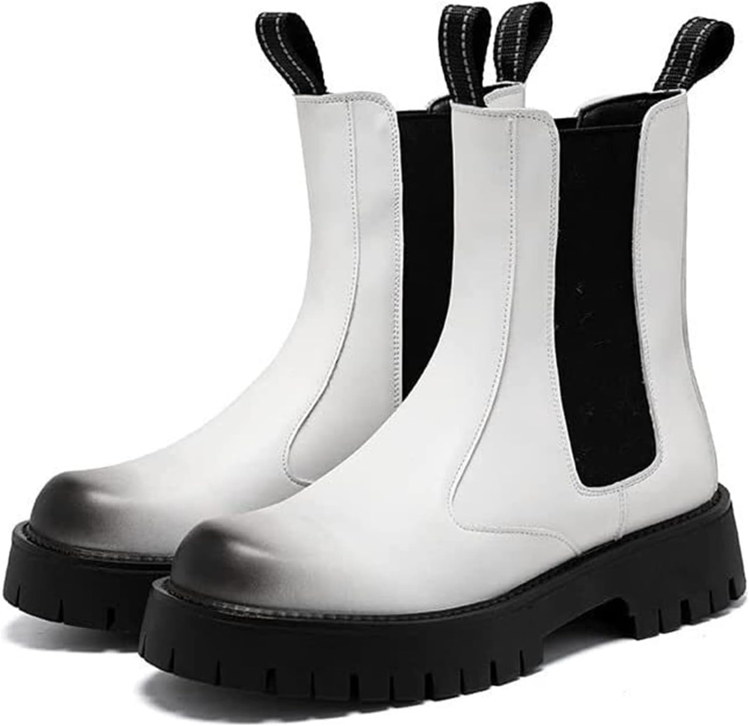 Мужские кожаные ботинки на платформе Chelsea Tzsaixeh с толщиной подошвы 2'' Для модного повседневного и делового стиля, нескользящие, с утеплителем для зимы (Цвет: белый, Размер: 9)
Мужские кожаные ботинки на платформе Chelsea Tzsaixeh с толщиной подошвы 2'' Для модного повседневного и делового стиля, нескользящие, с утеплителем для зимы (Цвет: белый, Размер: 9)