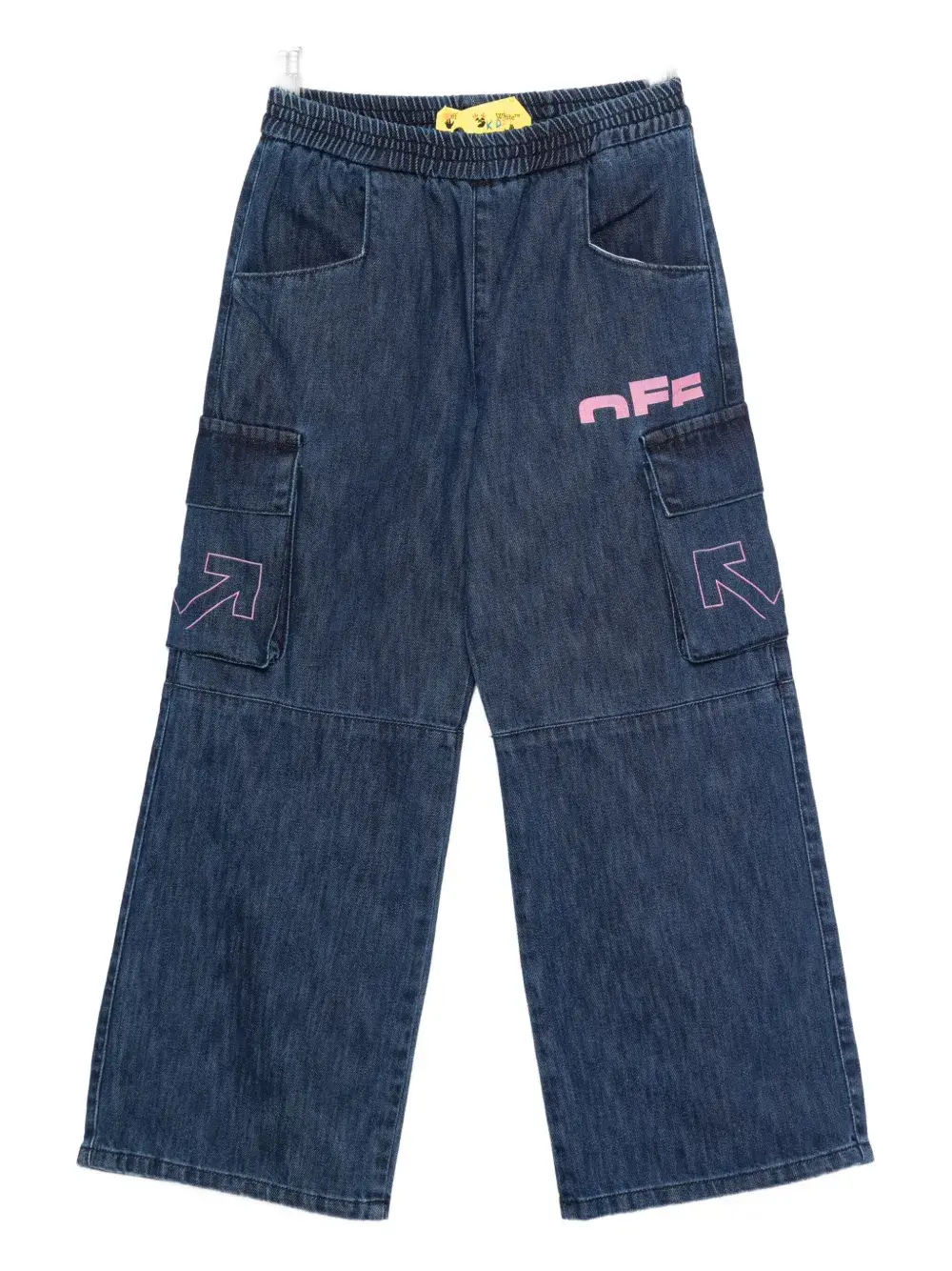 Брюки-карго с принтом и эластичным поясом OFF-WHITE KIDS, синий
Брюки-карго с принтом и эластичным поясом OFF-WHITE KIDS, синий