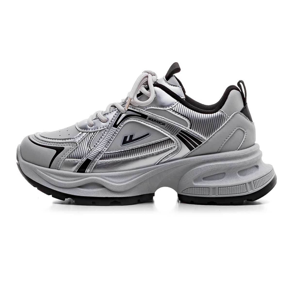 WARRIOR Кроссовки унисекс на платформе с эффектом увеличения роста, ограниченная серия в честь года змеи, серебристо-серые с черным, цвет Silver Gray Black
WARRIOR Кроссовки унисекс на платформе с эффектом увеличения роста, ограниченная серия в честь года змеи, серебристо-серые с черным, цвет Silver Gray Black