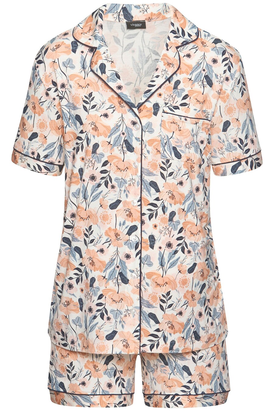 Короткий пижамный комплект VIVANCE, белый
Короткий пижамный комплект VIVANCE, белый