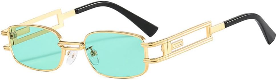 Металлические прямоугольные солнцезащитные очки для женщин в стиле стимпанк, солнцезащитные очки для мужчин в стиле ретро, панк-очки с защитой от УФ-излучения UV400 TYUVIVO, C8gold-green
Металлические прямоугольные солнцезащитные очки для женщин в стиле стимпанк, солнцезащитные очки для мужчин в стиле ретро, панк-очки с защитой от УФ-излучения UV400 TYUVIVO, C8gold-green