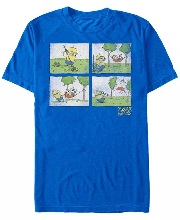 Футболка с коротким рукавом для мужчин с панелями в стиле комиксов «Миньоны» Fifth Sun, синий
Футболка с коротким рукавом для мужчин с панелями в стиле комиксов «Миньоны» Fifth Sun, синий