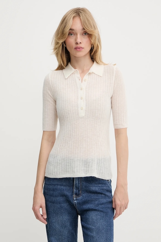 Шерстяная рубашка-поло Boss Orange, бежевый
Шерстяная рубашка-поло Boss Orange, бежевый