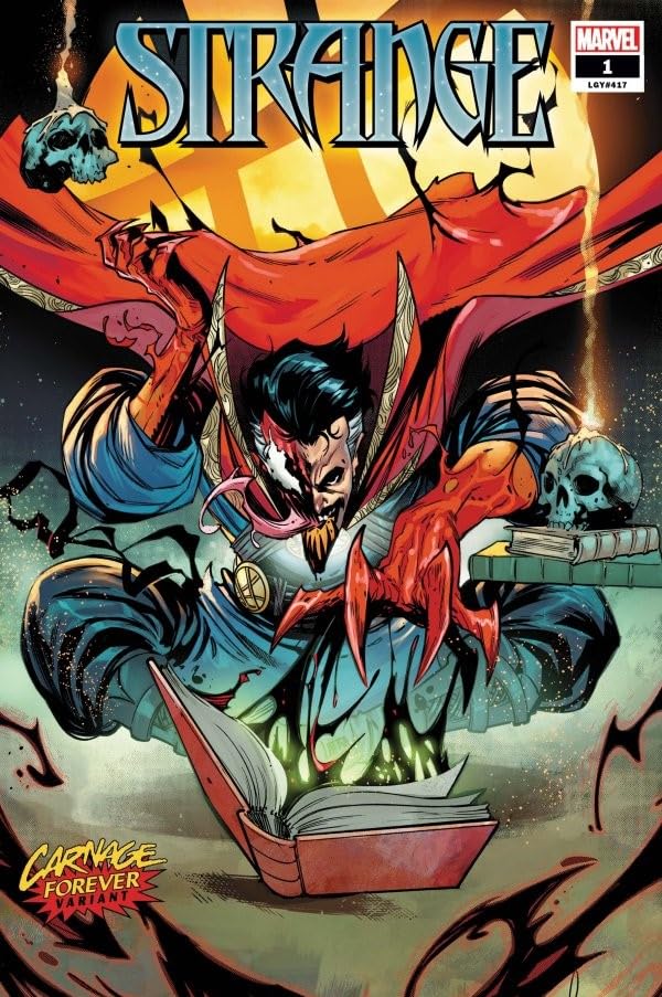 Strange #1 Francesco Manna Carnage Forever Variant Cover with Rated Comics Acrylic Backer (Rated Comics)
Strange #1 Francesco Manna Carnage Forever Variant Cover with Rated Comics Acrylic Backer (Rated Comics)