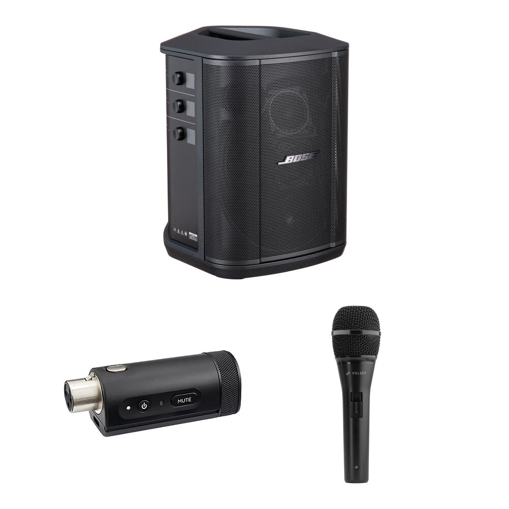 Портативная PA-системы Bose S1 Pro+ Wireless PA System Kit with Mic/Line Transmitter
Портативная PA-системы Bose S1 Pro+ Wireless PA System Kit with Mic/Line Transmitter