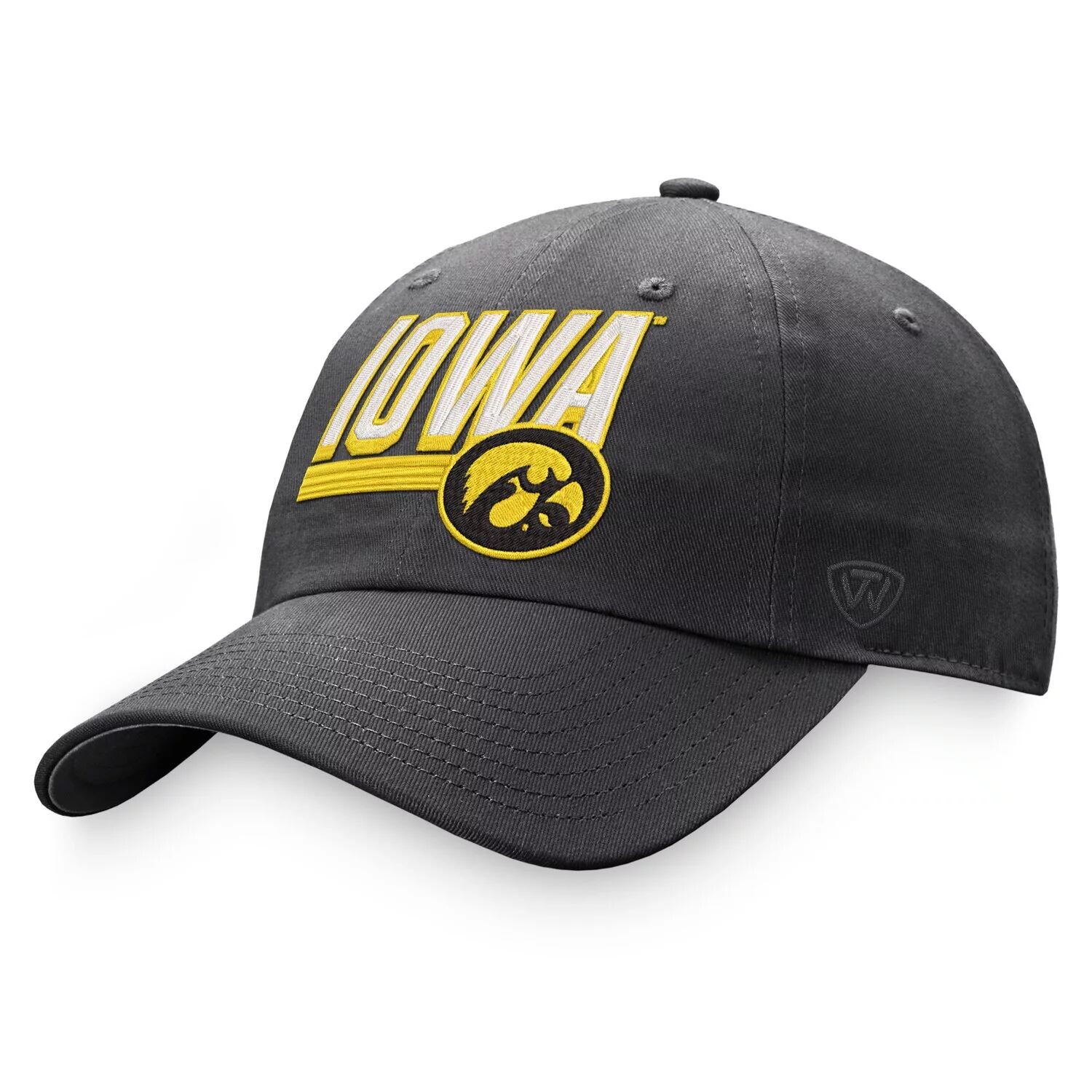 Мужская темно-серая регулируемая шляпа Top of the World Iowa Hawkeyes Slice
Мужская темно-серая регулируемая шляпа Top of the World Iowa Hawkeyes Slice