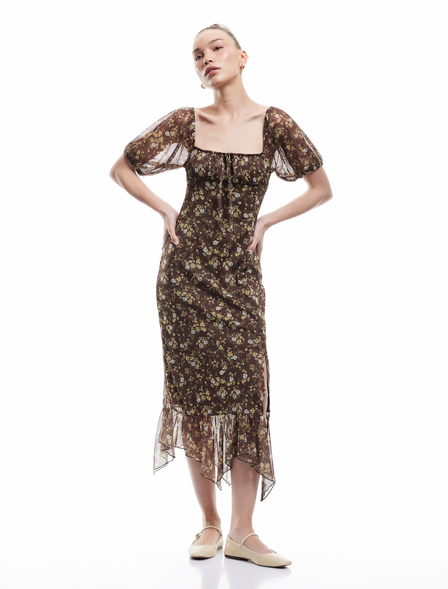 Платье Koton, темно-коричневый
Платье Koton, темно-коричневый