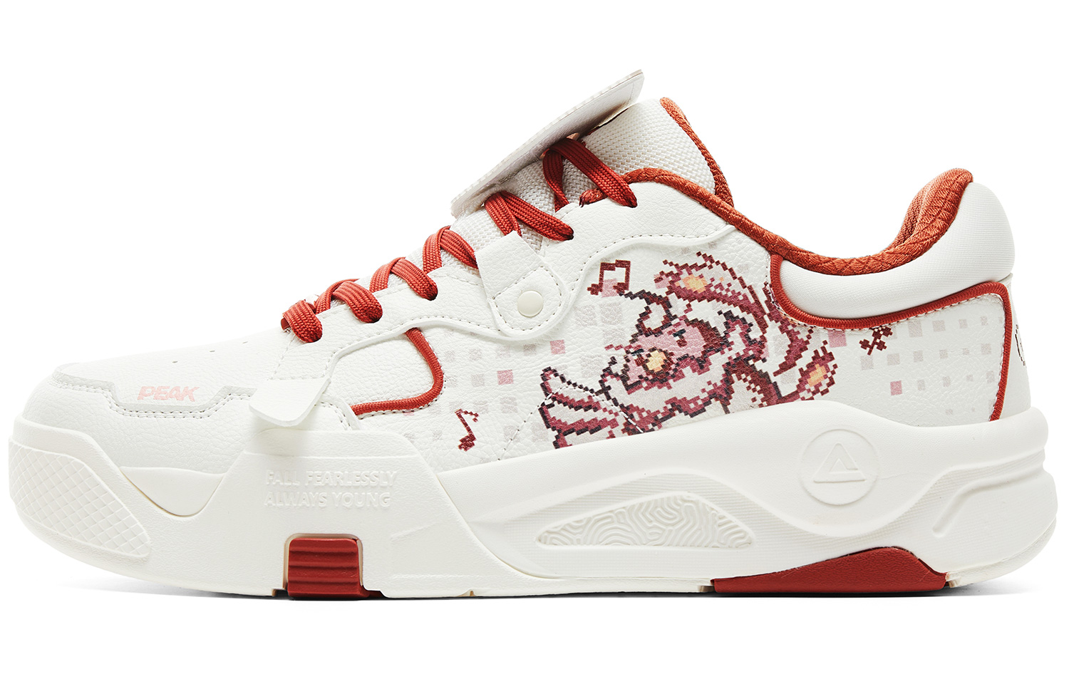 PEAK Кроссовки для скейтбординга мужские, низкие, суперлегкие, белые, красные
PEAK Кроссовки для скейтбординга мужские, низкие, суперлегкие, белые, красные