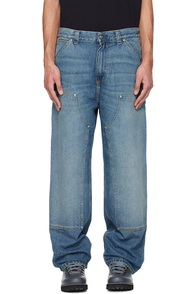 Джинсы Og с двойными коленями Carhartt Work In Progress, синий
Джинсы Og с двойными коленями Carhartt Work In Progress, синий