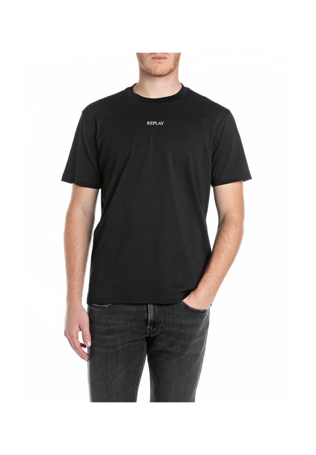 Хлопковая футболка Replay, черный
Хлопковая футболка Replay, черный