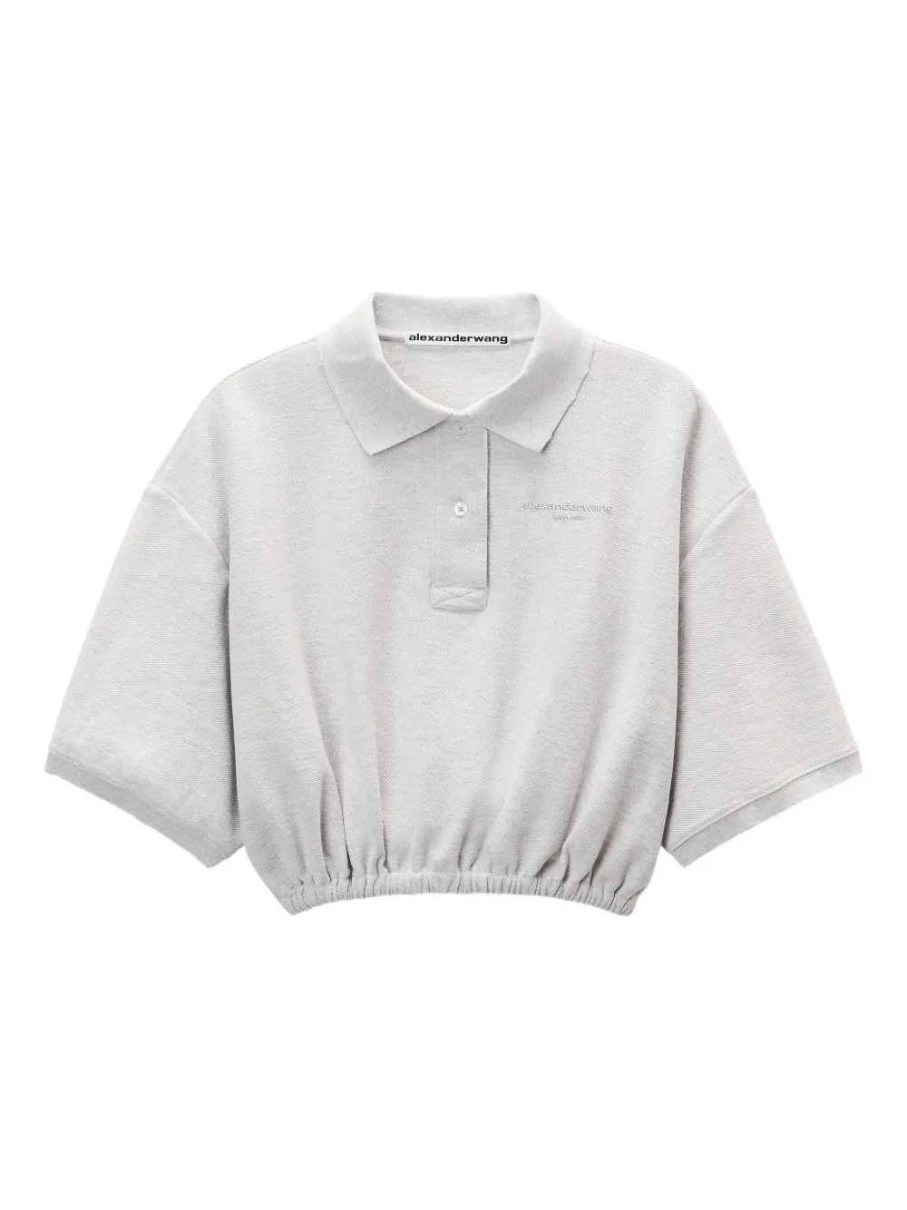 Поло с эластичным подолом Alexander Wang, белый
Поло с эластичным подолом Alexander Wang, белый