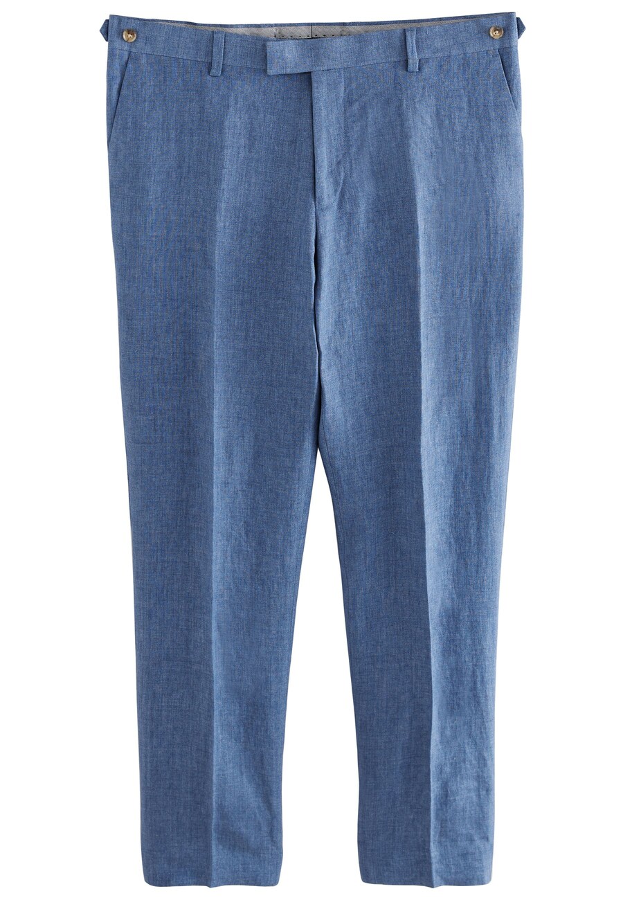 Узкие брюки со складками Next, синий
Узкие брюки со складками Next, синий