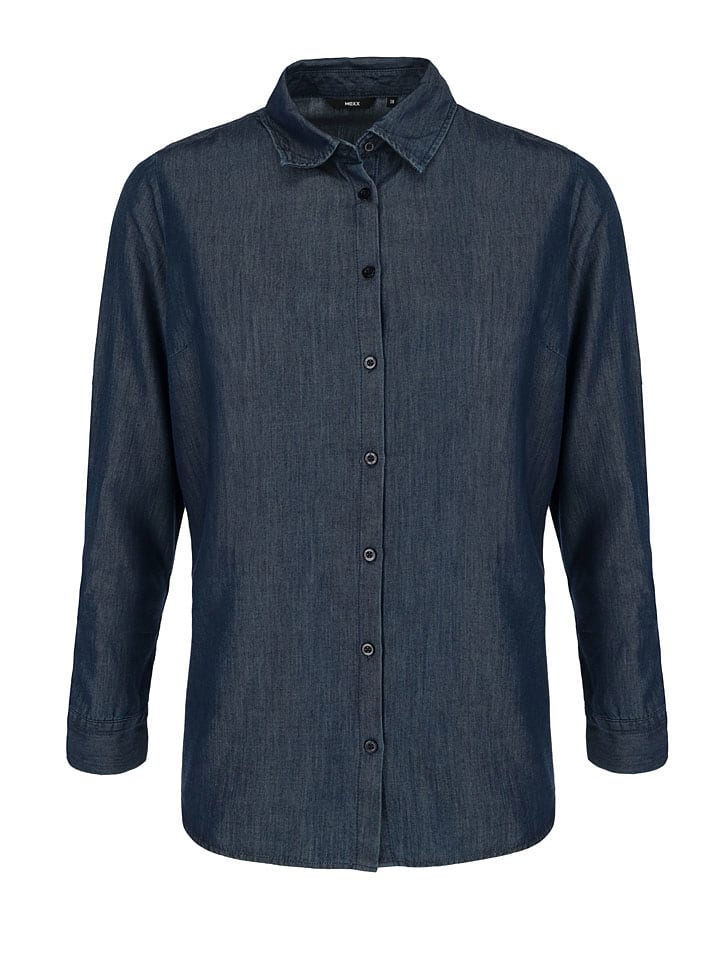 Mexx Джинсовая рубашка темно-синего цвета
Mexx Джинсовая рубашка темно-синего цвета