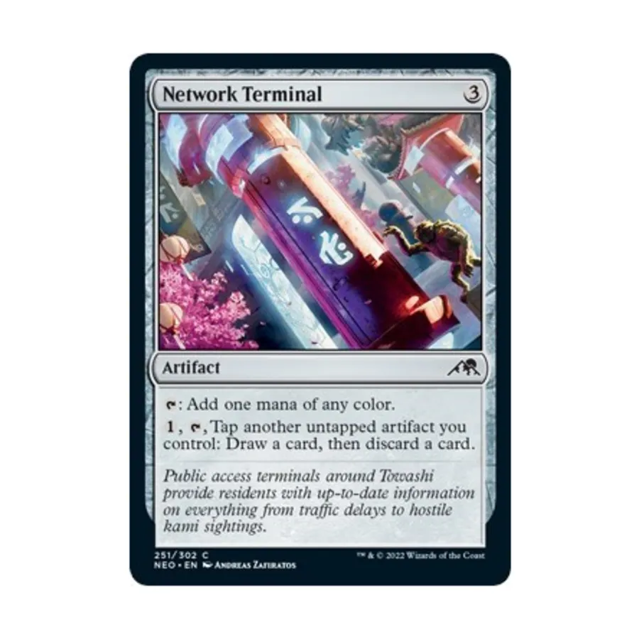 CCG Сетевой терминал (С), MTG - Kamigawa : Neon Dynasty
CCG Сетевой терминал (С), MTG - Kamigawa : Neon Dynasty