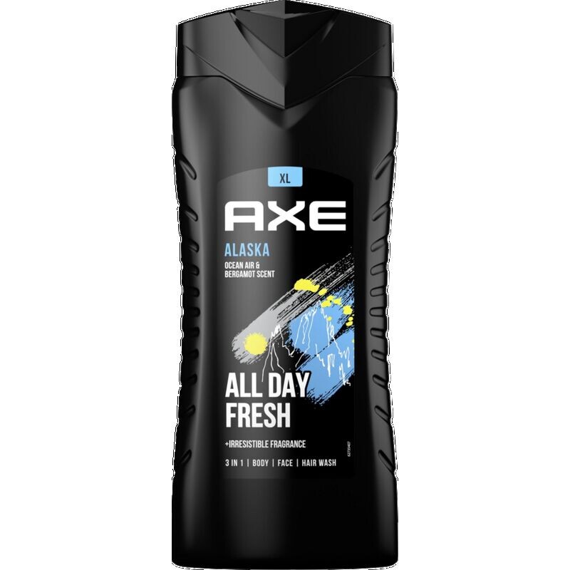 Гель для душа и шампунь 3 в 1 Аляска XL AXE, 400 ml
Гель для душа и шампунь 3 в 1 Аляска XL AXE, 400 ml