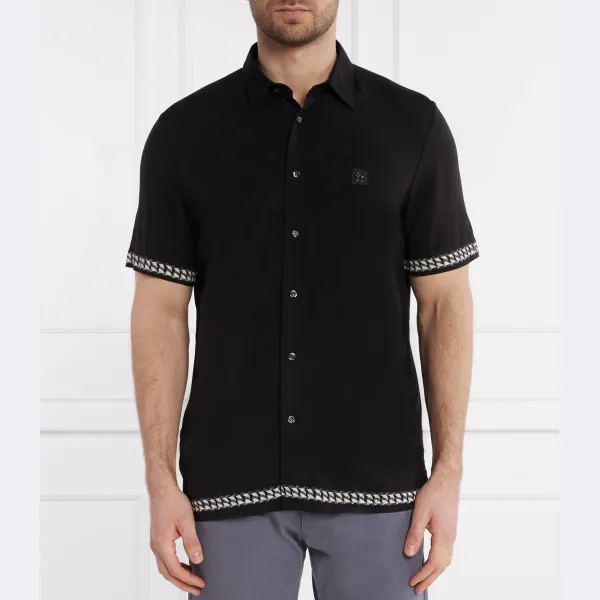 Рубашка прямого кроя из эбора Hugo, черный
Рубашка прямого кроя из эбора Hugo, черный