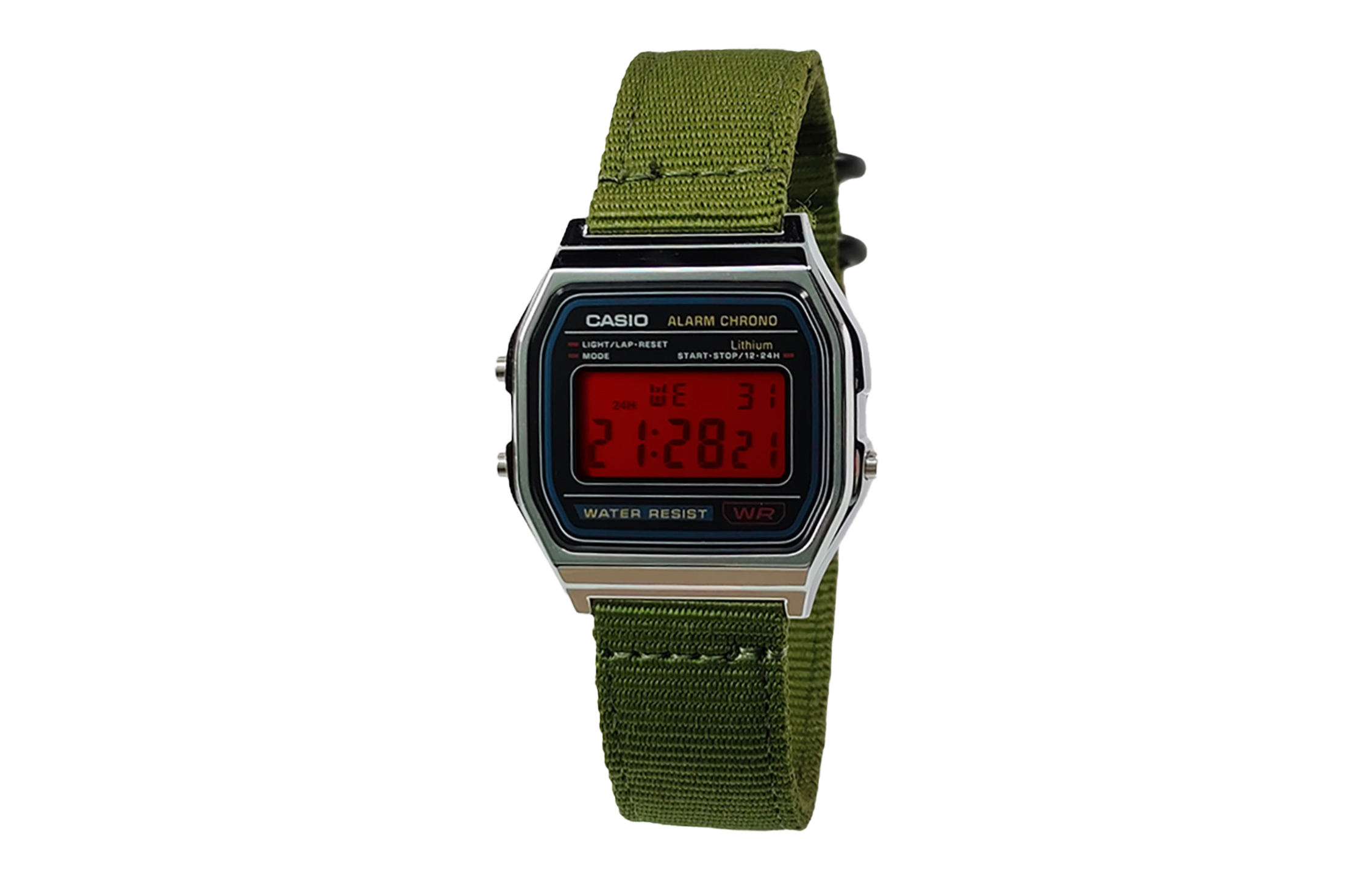 CASIO Мужские часы Retrofit Series с кварцевым механизмом и нейлоновым ремешком, черный циферблат
CASIO Мужские часы Retrofit Series с кварцевым механизмом и нейлоновым ремешком, черный циферблат