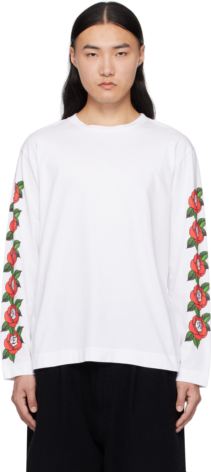 Футболка с принтом логотипа «Кластерная роза» Simone Rocha, белый
Футболка с принтом логотипа «Кластерная роза» Simone Rocha, белый