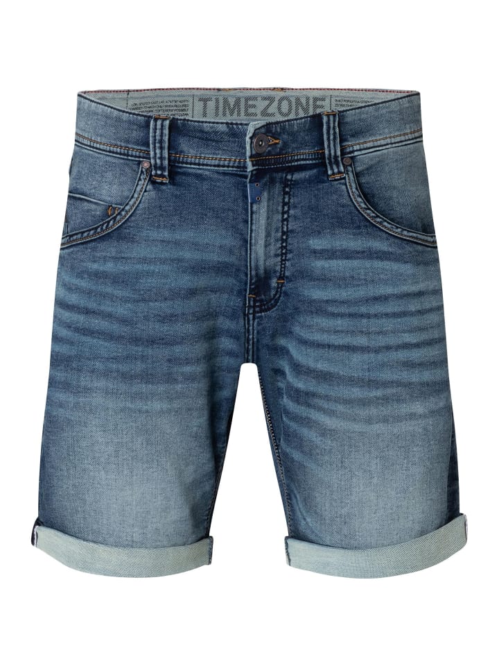 Джинсовые шорты Timezone, синий 
Джинсовые шорты Timezone, синий