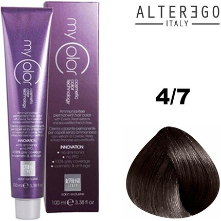 My Color 4/7 Каштановый средне-коричневый 100мл Alterego
My Color 4/7 Каштановый средне-коричневый 100мл Alterego