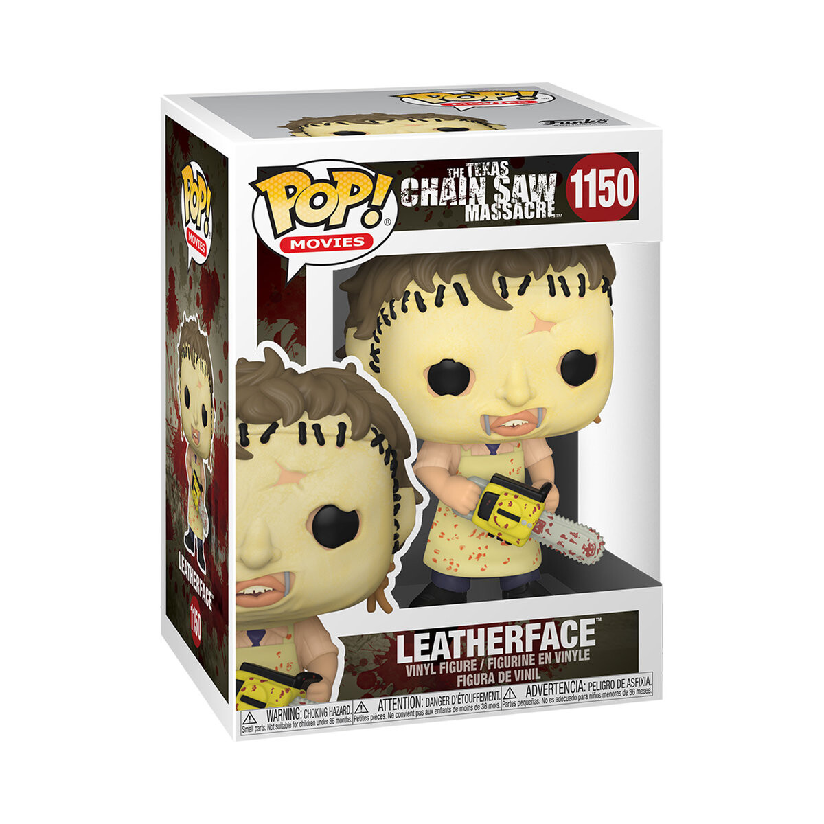Funko POP! Фильмы: TCM – Кожаное лицо – Техасская резня бензопилой – Коллекционная виниловая фигурка – Идея для подарка – Официальные товары – Игрушки для детей и взрослых – Кинолюбители