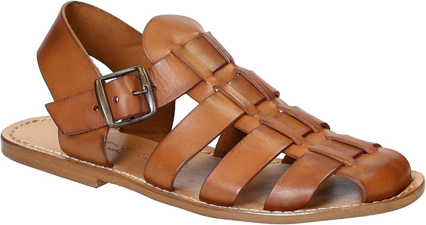 Gianluca - Мастер кожевенного дела Ручная работа в Италии мужские францисканские сандалии из темно-коричневой кожи Gianluca - L'Artigiano Del Cuoio
Gianluca - Мастер кожевенного дела Ручная работа в Италии мужские францисканские сандалии из темно-коричневой кожи Gianluca - L'Artigiano Del Cuoio