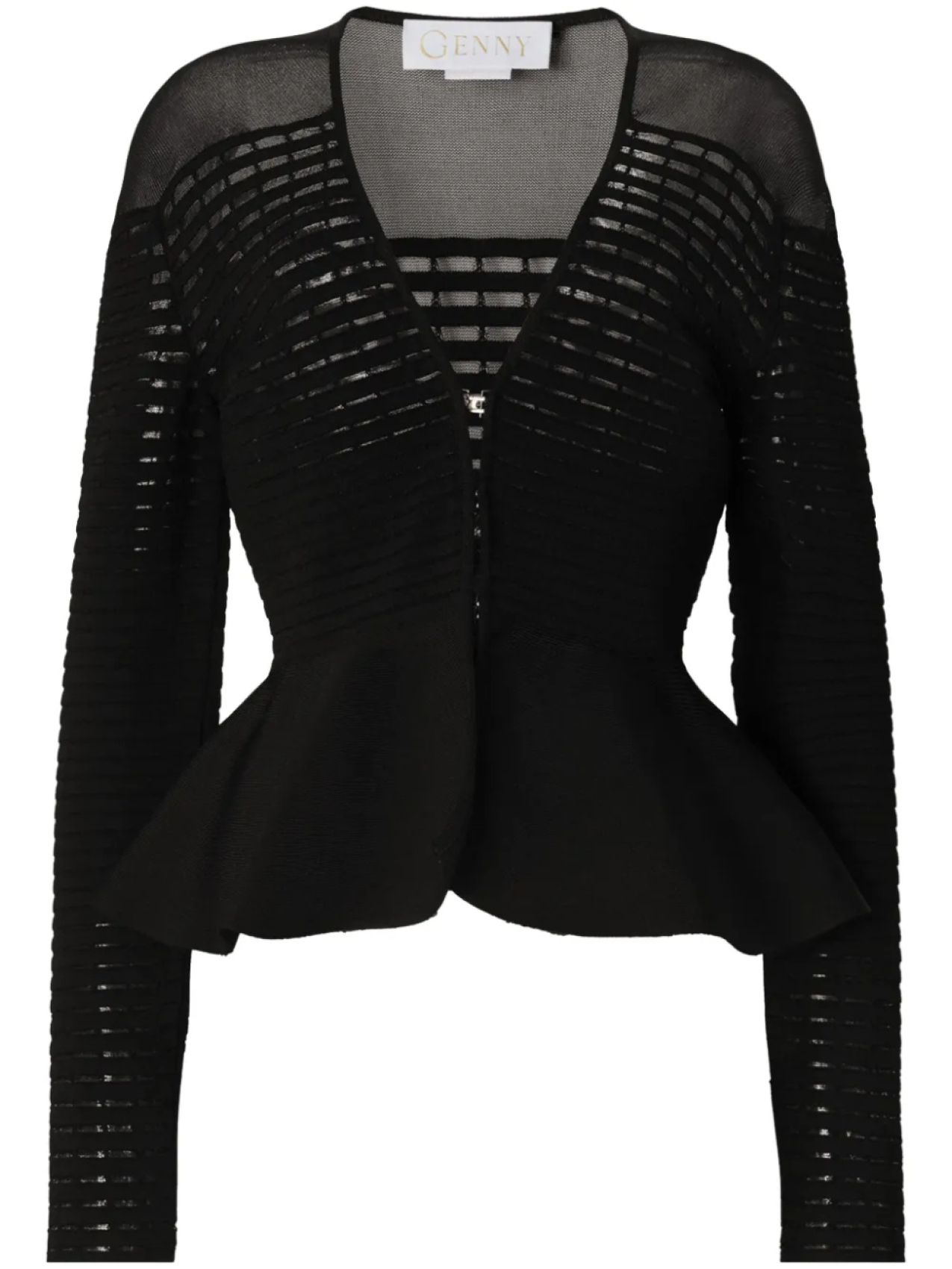 Genny кардиган с баской, черный
Genny кардиган с баской, черный