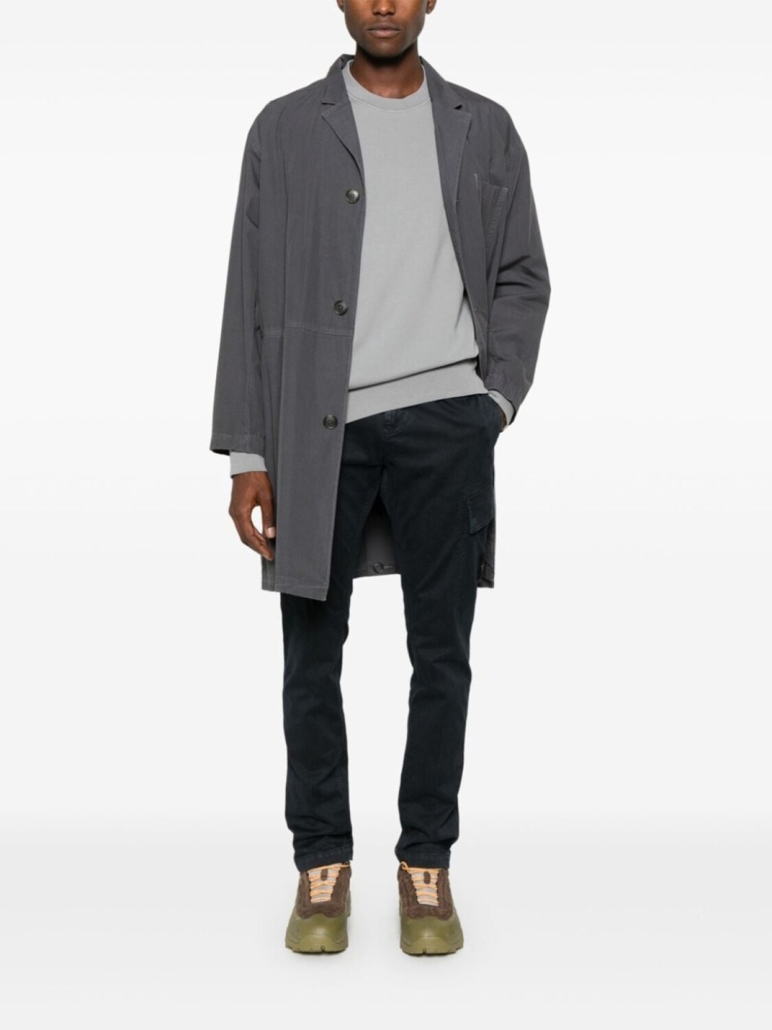 Stone Island брюки с нашивкой Compass, синий
Stone Island брюки с нашивкой Compass, синий