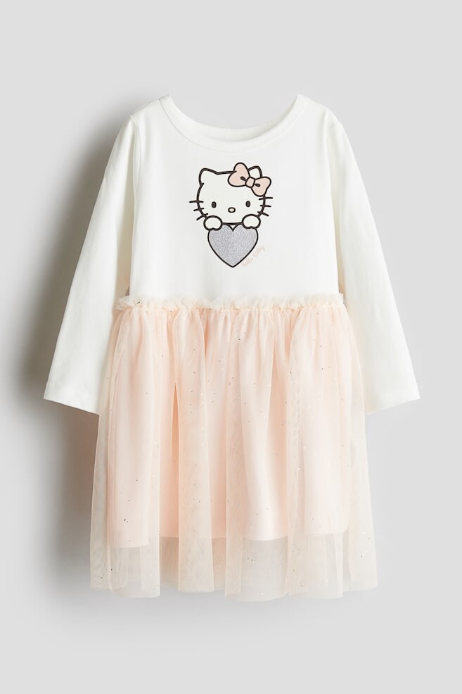 Платье с принтом и тюлевой юбкой H&M, розовый
Платье с принтом и тюлевой юбкой H&M, розовый